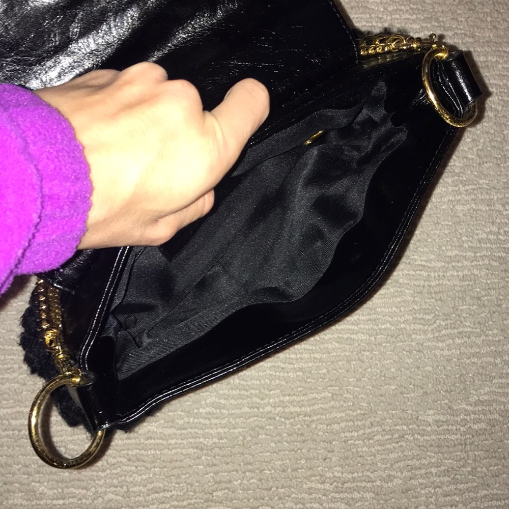Murval purse knit black and gold shoulder bag - Picture 5 of 5